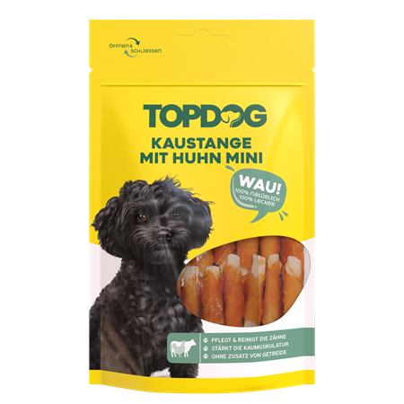 Tyggeben med kyllingefilet